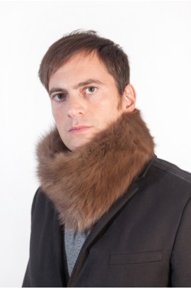 Sable fur neck warmer
